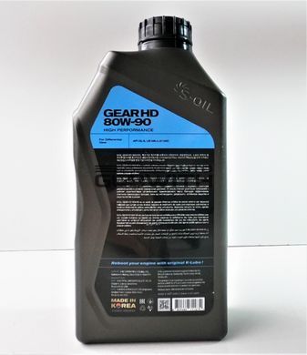 Трансмісійна олива S-OIL GEAR HD 80W90 1L