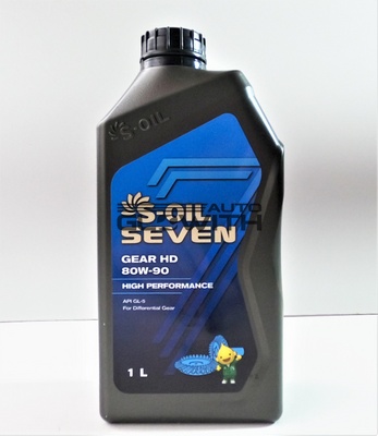 Трансмиссионное масло S-OIL GEAR HD 80W90 1L