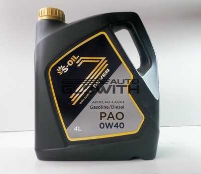 Моторна олива S-OIL GOLD #9 PAO A3/B4 0W-40 4L