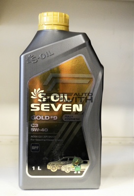 Моторна олива S-OIL GOLD #9 C3 5W-40 1L