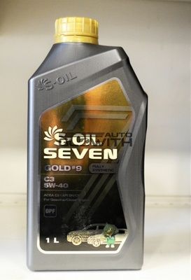 Моторна олива S-OIL GOLD #9 C3 5W-40 1L