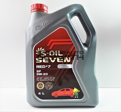 Моторна олива S-OIL RED #7 SP 5W-20 4L