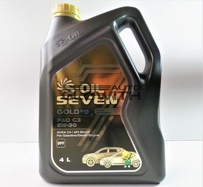 Моторна олива S-OIL GOLD #9 C3 5W-30 4L