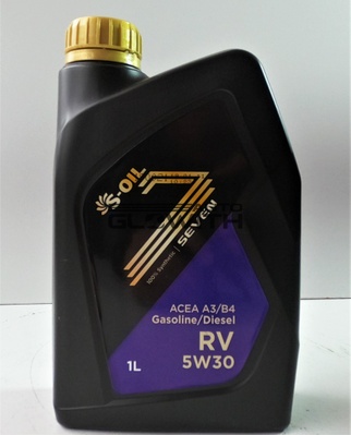 Моторное масло S-OIL RV 5W30 1L