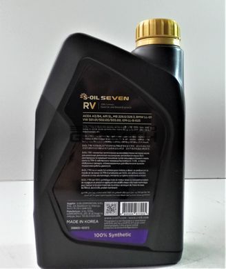 Моторна олива S-OIL RV 5W30 1L