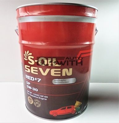 Моторна олива S-OIL RED #7 SP 5W-30 20L