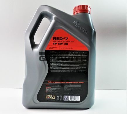Моторна олива S-OIL RED #7 SP 5W-30 4L
