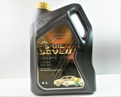 Моторна олива S-OIL GOLD #9 A3/B4 5W-40 4L