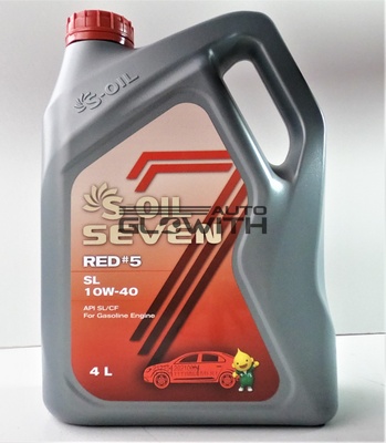 Моторна олива S-OIL RED#5 SL 10W40 4L