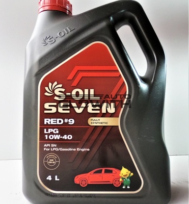 Моторна олива S-OIL RED #9 LPG 10W-40 4L