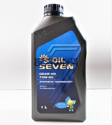 Трансмиссионное масло S-OIL GEAR HD 75W-90 1L