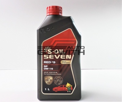 Моторна олива S-OIL RED #9 SP 0W-16 1L